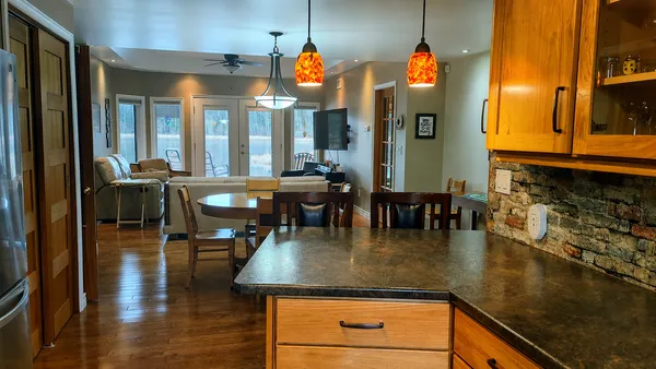 View from kitchen
